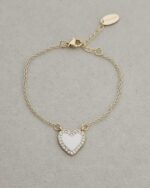 White Heart bracelet