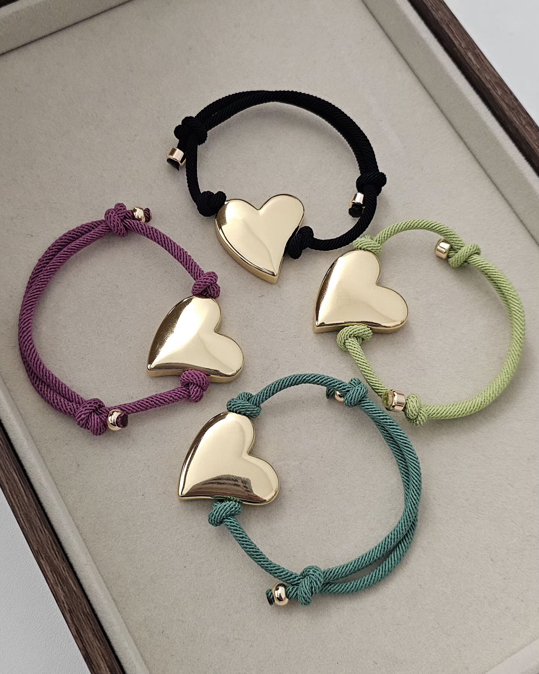 20260310_124710 Adjustable Bracelet, Heart - Imagen 1