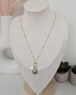 Long Necklace-Natural Stone - Imagen 2