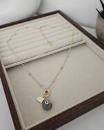 Long Necklace-Natural Stone