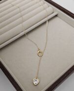 .Long Heart Necklace - Imagen 2