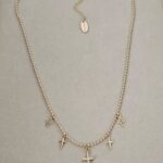 .Military-style chain with crosses