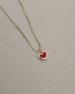 .Red Heart Necklace - Imagen 2