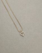 .Zircon Heart Necklace - Imagen 2