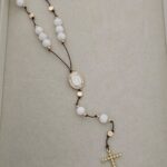 .Long White Rosary