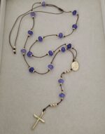 .Long Blue Rosary - Imagen 2