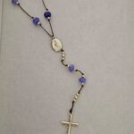 .Long Blue Rosary