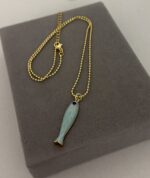 .Colorful Fish Necklace - Imagen 3