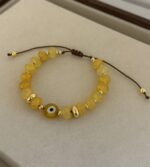 .Yellow Evil Eye Bracelet - Imagen 2
