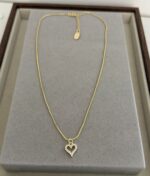 .Zircon Heart Necklace