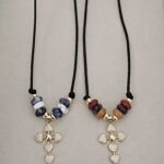 .Black Cord Necklace