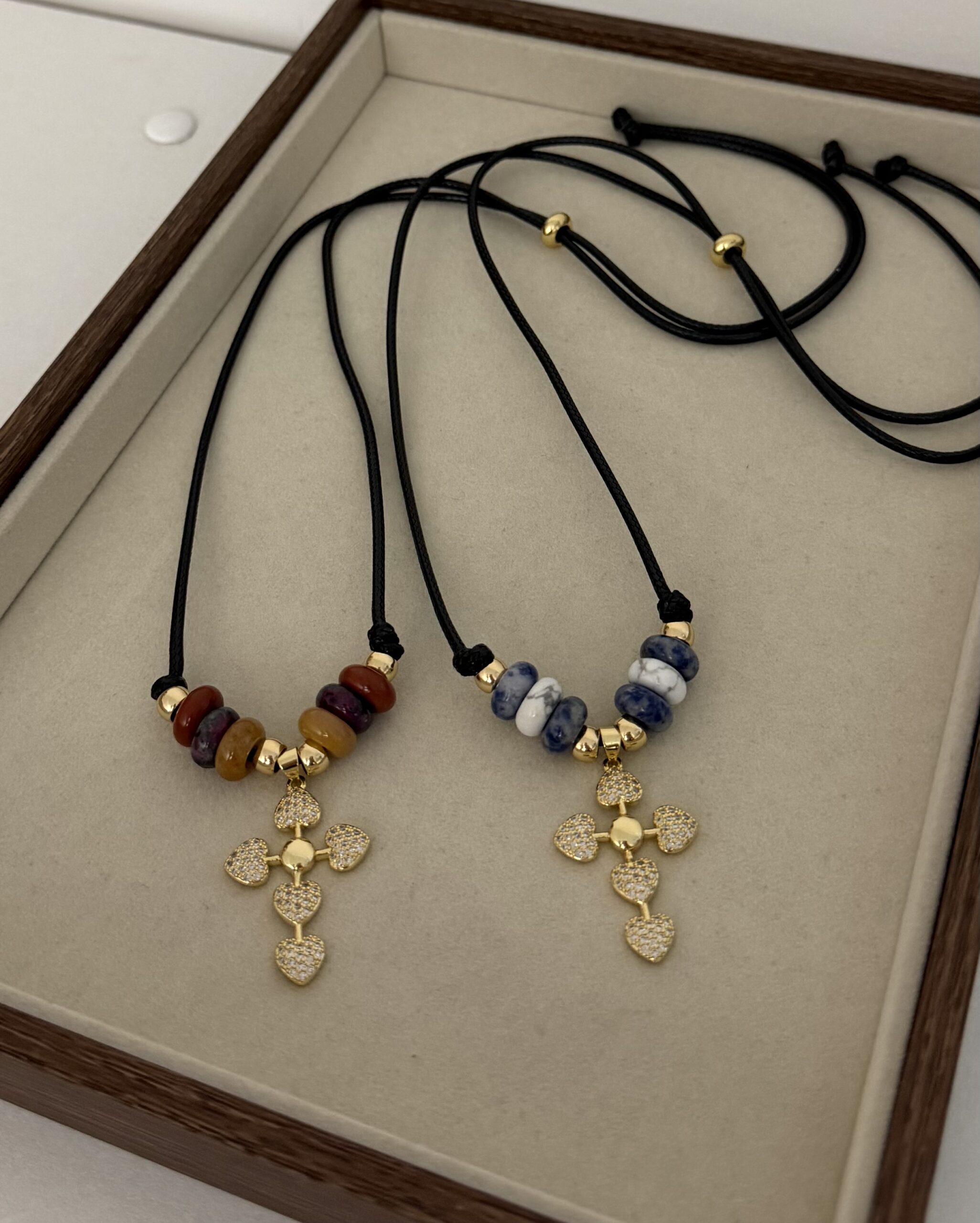 IMG_1158 .Black Cord Necklace - Imagen 1