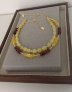 .Naturals Stone-Yellow Necklaces
