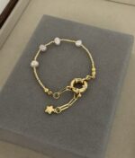 .Pearl Bracelet-Gold Plated - Imagen 2