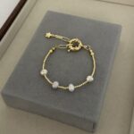 .Pearl Bracelet-Gold Plated