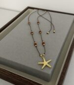 .Brow Cord Necklace