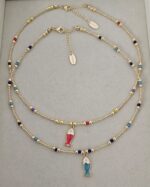 ...Mix Color Fish Necklace
