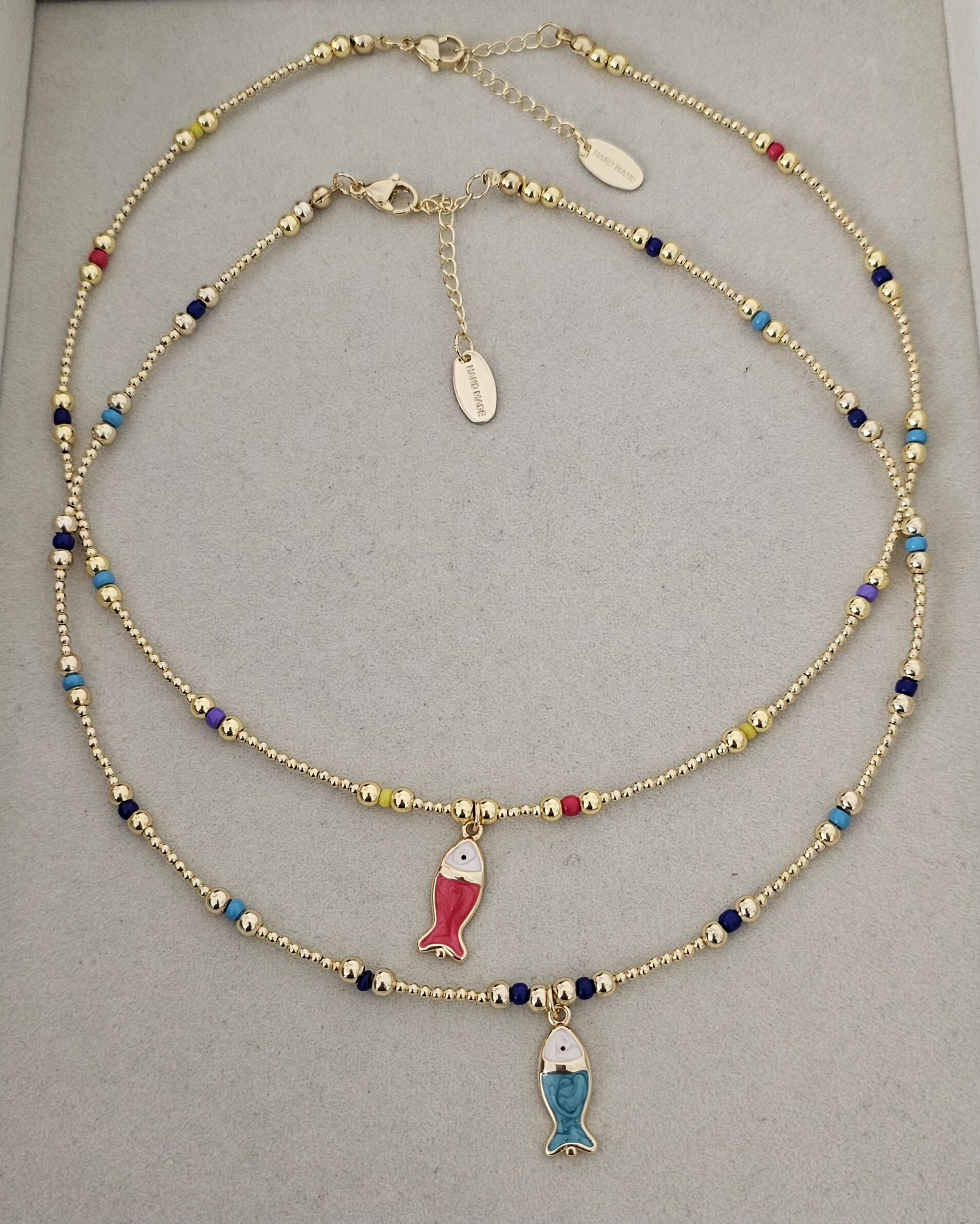20260805_144703 ...Mix Color Fish Necklace - Imagen 1