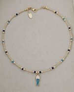 ...Mix Color Fish Necklace - Imagen 3