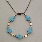 ..Turquoise Cross Bracelet