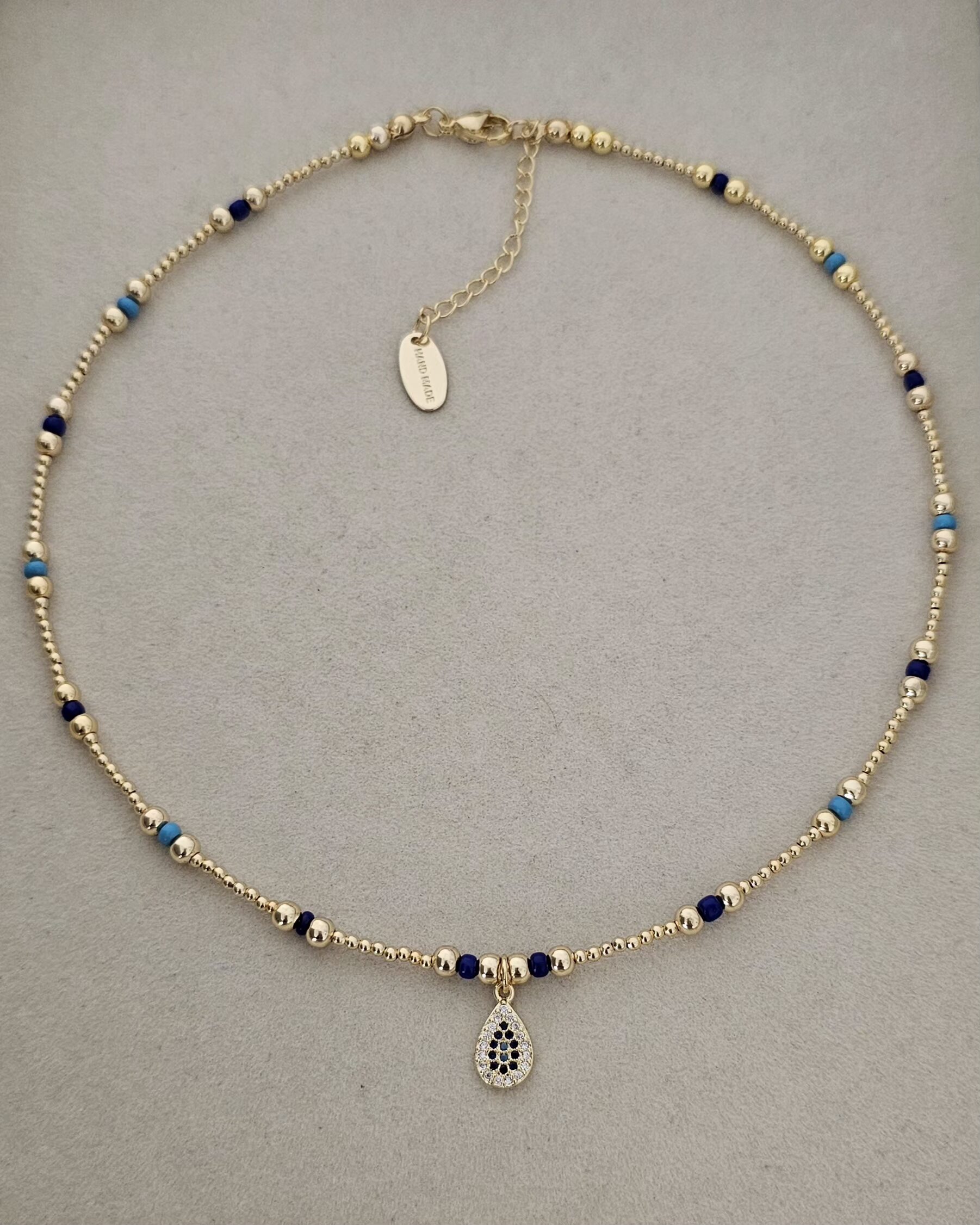 20260823_025528 ..Classic Necklace Evil Eye Charm - Imagen 1