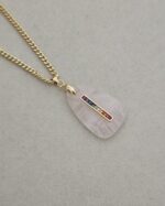 ...Natural Quartz and Amazonite Necklace - Imagen 7