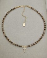 ...Natural Stone Necklace Picture Stone - Imagen 2