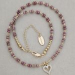 ...Natural Rhodonite Stone Necklace