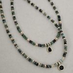 ...Natural Stone and Crystal Necklace