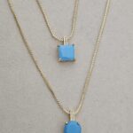 ...Turquoise Cubic Zirconia Necklace