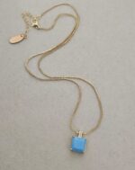 ...Turquoise Cubic Zirconia Necklace - Imagen 2