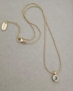 ..Crystal Light Point Necklace - Imagen 4