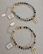 ...Religious bracelet with natural stones