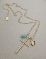 ...Charms Cross Necklace - Imagen 3