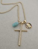 ...Charms Cross Necklace - Imagen 2